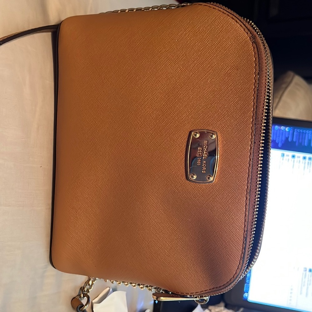 Michael kors brown crossbody bag